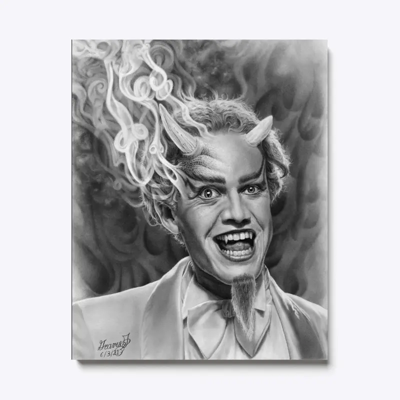 "HELLO SATAN, HOW YA FEELIN?" Art Print