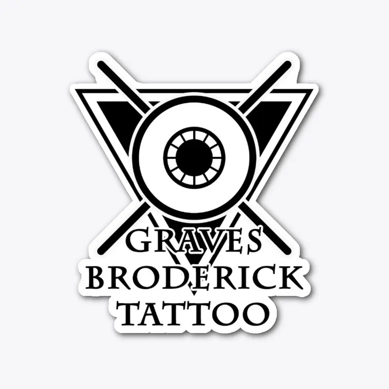 Graves Broderick Tattoo Logo Decal