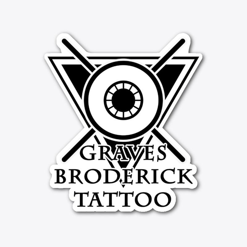 Graves Broderick Tattoo Logo Decal